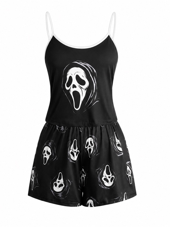 Ghost Face Other - Ghostface Scream Pajama Set